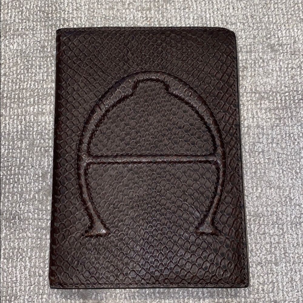Etienne Aigner leather notebook